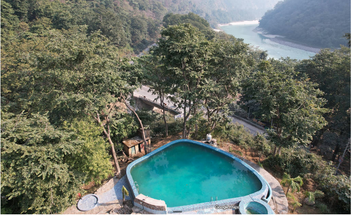 High Bank Himalayan Retreat in the Himalayan foothills